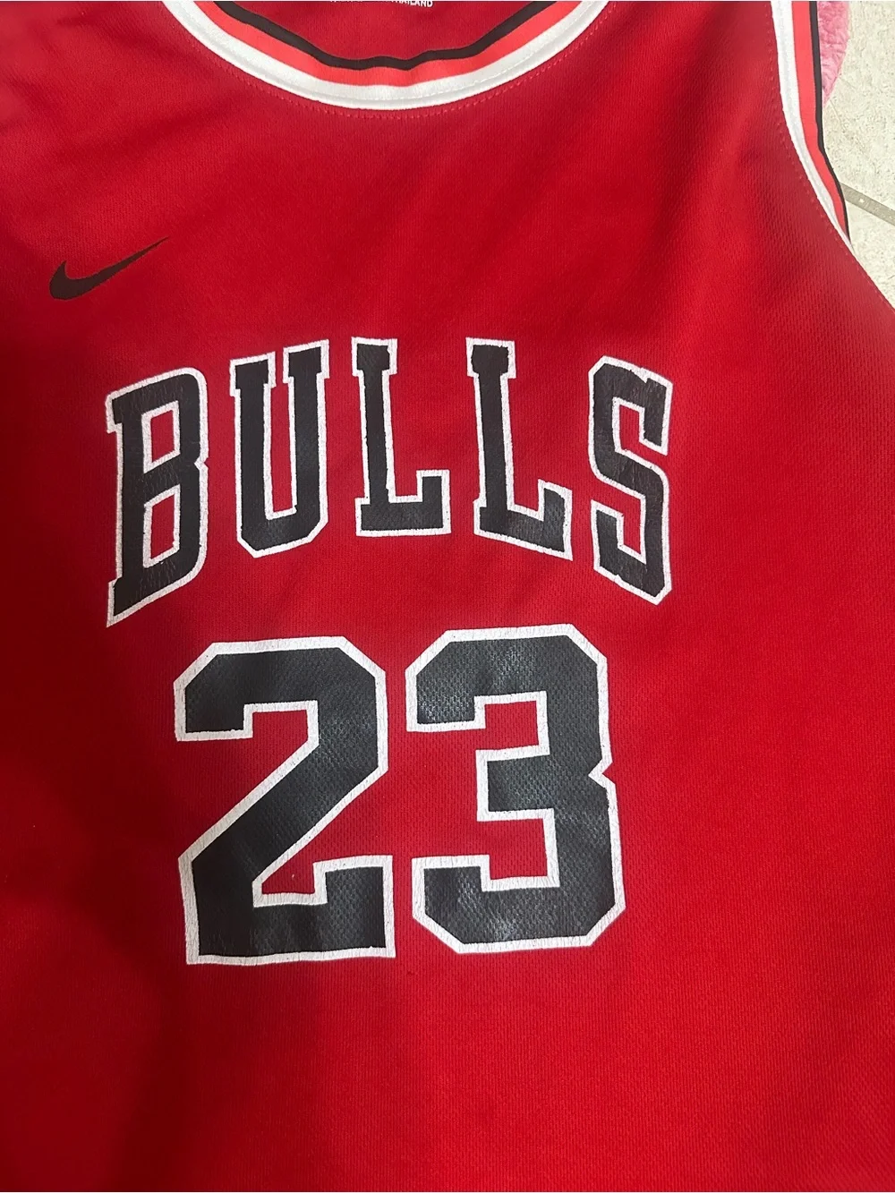 Nike Swingman Jordan jersey med Chicago Bulls Red #23 Basketball Jersey
